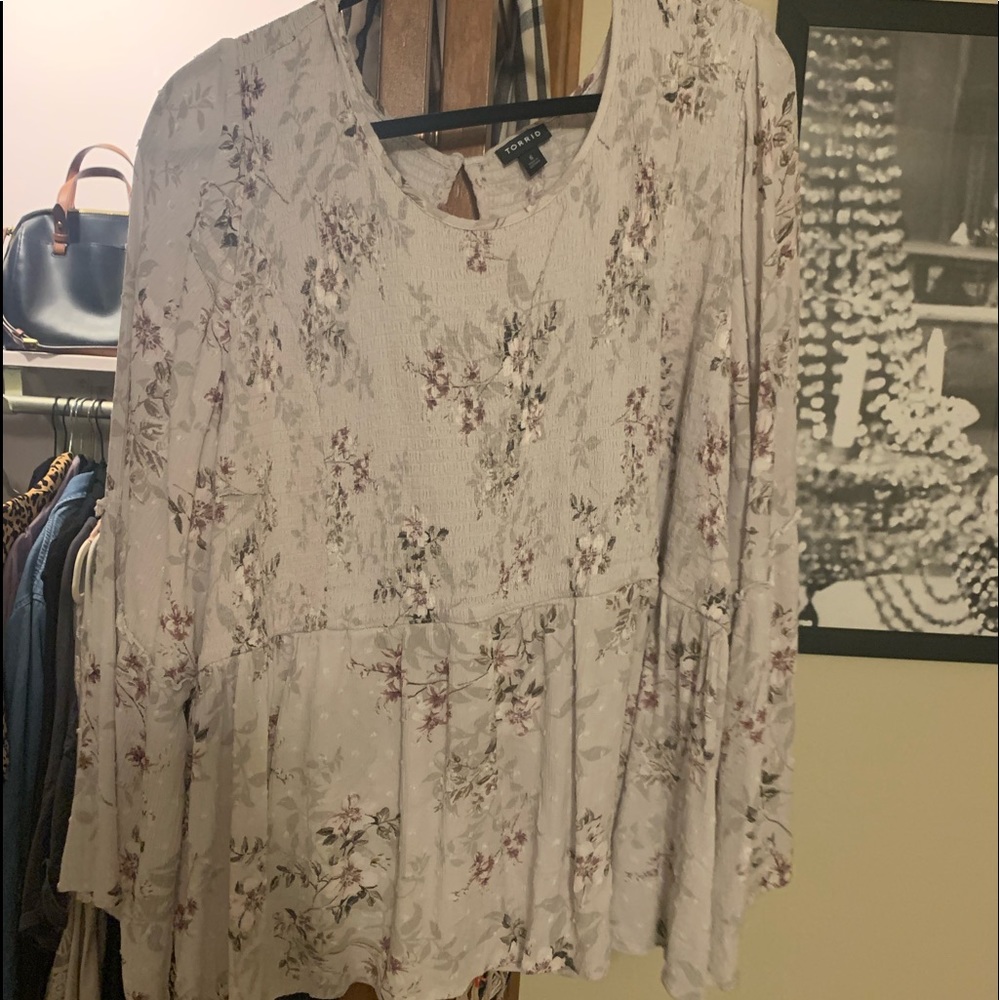 Torrid Flowery Blouse